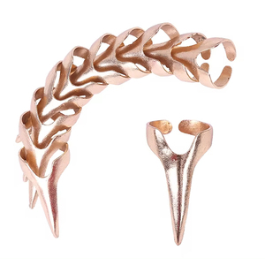 Fashion Rose Gold Hair <b>Braid</b> Rings Metal Hair Cuff Clips for Dreadlocks <b>Braids</b> Twist Hair Styling <b>Accessories</b> Wholesale Supplier - Product Image 1