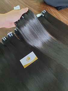 100% Extensions de cheveux humains bruts vietnamiens de haute qualité Tissage de cheveux à cuticules droites naturelles - Product Image 5