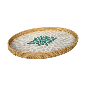 ถาดเสิร์ฟลายหวายและเปลือกหอยสุดหรูสำหรับตกแต่งโรงแรมและร้านอาหาร - Product Image 3