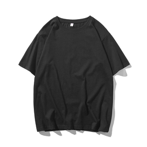 Camisetas al por mayor unisex con logo personalizado, lisas, extragrandes, para hombre, con hombros caídos, 100% algodón, manga corta - Product Image 6