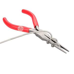 Alicates de conformado de 3 pasos con punta redonda y cóncava de acero inoxidable de 5.5 pulgadas para doblar alambre, hacer bucles, fabricar pulseras y proyectos de bricolaje - Product Image 6