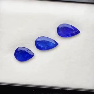 Tanzanita natural tallada en forma de pera, origen Tanzania, calidad AAA con brillo AAA, bonito color, perfecta para cualquier creación de joyería a precio económico. - Product Image 6