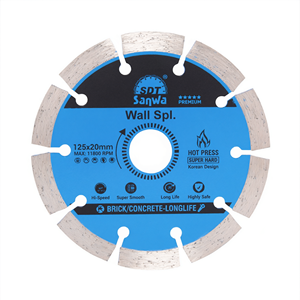 Lame de scie diamantée soudée au laser 230 mm pour la découpe du béton et du métal, alésage 20 mm pour meuleuse d'angle - Product Image 2