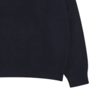 Suéter de Punto Azul Marino, Algodón Suave de Primera Calidad, Diseño Cómodo y Ajustado para Usar Todo el Día, Casual y Elegante - Product Image 3