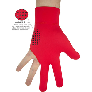Adjustable <b>Velcro</b> <b>Strap</b> Snooker Gloves Secure Fit Prevention Slippage Dynamic Movements Spandex - Product Image 4