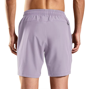 Pantalones Cortos Deportivos para Hombre, de Secado Rápido, Transpirables, para Entrenamiento en Gimnasio, con Bolsillo con Cremallera, OEM, ODM, Ropa Deportiva al por Mayor - Product Image 4