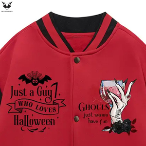 Chaqueta Varsity para Hombre, Estilo Grueso, con Bordado Gráfico, Parches, Estilo Vintage, Streetwear, Hip Hop, Chaqueta Bomber Unisex - Product Image 3