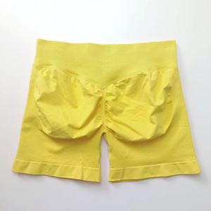 Shorts de Yoga de Cintura Alta con Cordones para Mujer, Shorts Deportivos de Spandex y Nailon - Product Image 3