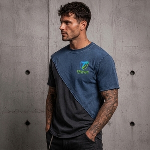 Men Casual Distressed <b>T</b> <b>Shirt</b> Lightweight Cotton Material Faded Finish Breathable Construction Comfortable Fit Everyday Street - Product Image 3