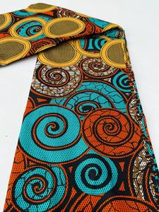 Tela de algodón con estampado de cera africana de Etiopía, taparrabos de cera holandesa personalizados de alta calidad con patrones vibrantes, moda tradicional - Product Image 2