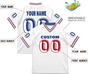 Custom American Football Jersey Supplier Polyester <b>Mesh</b> <b>Screen</b> PRINTING Breathable Custom Logo Private Label OEM ODM Pro - Product Image 4