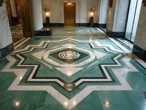 Suelos de Mármol con Incrustaciones Personalizadas con Patrones Florales y Geométricos Artísticos, Antideslizantes e Impermeables para Hospitales - Product Image 2