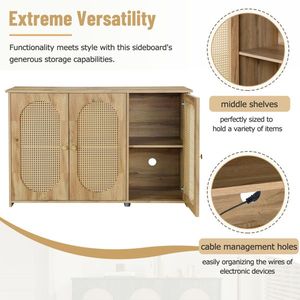 Kitchen Storage Cabinet for Organizing Your Living Room - Product Image 2