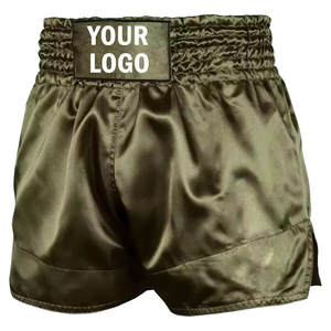 Pantalones Cortos de Boxeo Morados con Logotipo Personalizado, Pantalones Cortos de Muay Thai de Satén Profesional OEM, Banda Elástica Alta, Pantalones Cortos de Lucha de Satén Brillante - Product Image 2