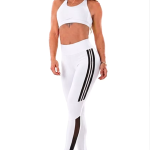 Conjunto de Yoga para Mujer, de la Mejor Calidad, Texturizado, con Costuras Sólidas, Estampado Digital, 2 Piezas, Transpirable, Cintura Alta - Product Image 1