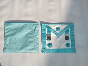 Tablier maçonnique brodé à la main du Rite écossais, Régalia maçonnique, PSI-01285, Provincial Star International, Pakistan - Product Image 3