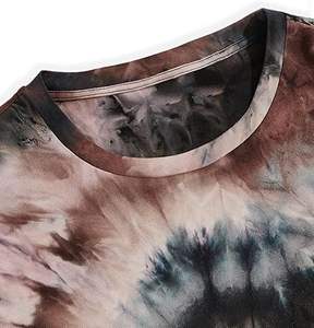 Nouveaux t-shirts tie-dye tendance pour femmes, logo personnalisé, coton de haute qualité, t-shirts tie-dye pour femmes en vente à bas prix - Product Image 6