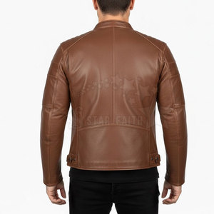 Nueva Chaqueta de Motociclista Personalizada de Invierno con Cuello Alto de Piel de Vaca, Logotipo Frontal, Impermeable, Transpirable, Ecológica y de Alta Calidad en Venta - Product Image 5