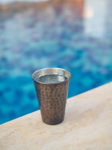 Handcrafted Pure Copper Water <b>Glass</b> Traditional Metal Drinking <b>Tumbler</b> for Water Juice and Beverage Serving at Home - Product Image 6