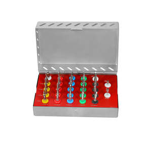 Kit de forets coniques pour implants dentaires Sambrialmed International, 27 pièces avec embouts, outils chirurgicaux manuels SI-25-900 certifiés CE - Product Image 6