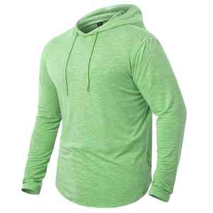 Wholesale Custom Winter Sportswear Hooded Gym <b>Workout</b> Running Jacket Breathable Regular Fit Training Men's Pullover <b>Hoodie</b> - Product Image 5