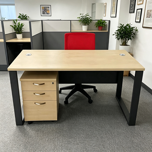 Modern <b>Extendable</b> Conference <b>Table</b> with Chipboard Top Epoxy-Coated Metal <b>Legs</b> Rectangular Design for Home Office Commercial Use - Product Image 1