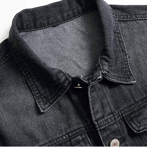 Meilleur prix, vente chaude : Vestes en jean pour hommes, design personnalisé, modèle uni, pour l'hiver, prix de gros. - Product Image 3