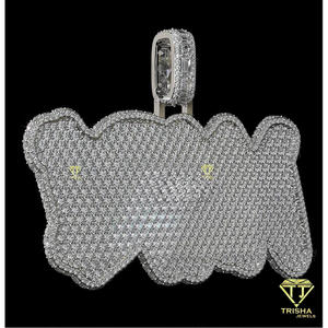 จี้ห้อยคอคุณภาพสูงแบบกำหนดเอง Trisha Jewels เงินแท้ 925 ชุบทอง 14K สไตล์ฮิปฮอป ของขวัญสำหรับทุกเพศ พร้อมเพชรเพาะเลี้ยงในห้องปฏิบัติการ รับรองโดย GIA - Product Image 3