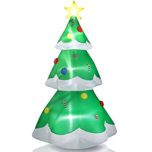 Albero di Natale Gonfiabile in PVC da 2,1 m con Luci LED per Decorazioni da Giardino - Product Image 3