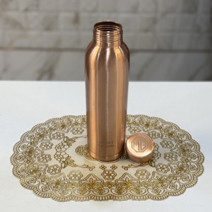 Bouteille d'eau écologique en cuivre imprimé, étanche, compatible lave-vaisselle, antidérapante, élégante, détoxifiante, artisanale, pour la maison, le bureau, les voyages, HHO - Product Image 2