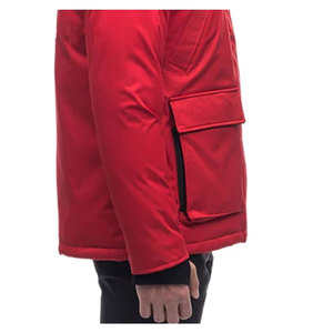 Parka de haute qualité pour homme, veste longue matelassée à capuche, manteau d'hiver pour l'extérieur, veste en fourrure de raton laveur véritable naturelle - Product Image 3