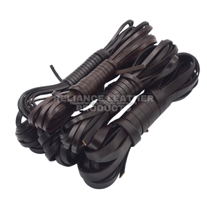 Regular Color Flat <b>Leather</b> Cord 3mm Dark Brown Shine <b>Leather</b> Lace for Handmade <b>Bracelets</b> & Crafts - Product Image 3