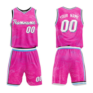 Uniforme de Baloncesto con Acabado Brillante, Unisex, Ligero, Personalizado, Transpirable, Conjunto de Camiseta y Pantalones Cortos de Malla - Product Image 5