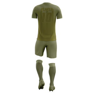 Conjunto de Camiseta de Fútbol de Primera Liga con Tela que Absorbe la Humedad y Corte Atlético Ajustado - Product Image 2