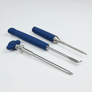 Kit chirurgical manuel de précision pour la colonne vertébrale, outils orthopédiques en acier inoxydable réutilisables pour vis pédiculaires, par Grip Surgical - Product Image 6