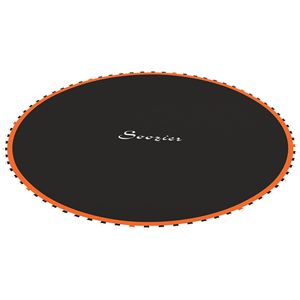 Tappeto di Ricambio per Trampolino da Esterno 12FT/14FT con Ganci a V 72/80 e Molle da 5.5" (Arancione) - Product Image 1