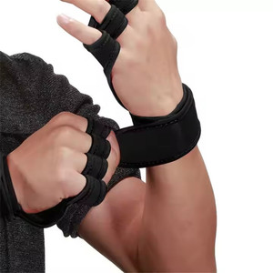 Adjustable Neoprene Training Gloves Wrist <b>Wrap</b> Support for Fitness Weight Lifting Gym Workout Customizable - Product Image 5