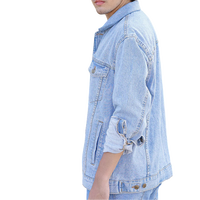Veste en jean à coupe ample doublée polaire pour l'hiver, style décontracté, disponible en grandes tailles du XS au 6XL, personnalisation de marque