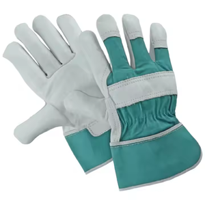 Gants de sécurité en cuir de chèvre de haute qualité et résistants pour la construction industrielle, le jardinage domestique et la protection des mains - Product Image 4