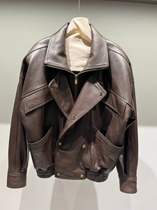 Nouvelle Veste Femme Hiver 2026 Coupe Slim en Similicuir PU Effet Peau de Mouton Séchage Rapide Style Européen et Américain Imprimée Tendance Transfrontalière - Product Image 2