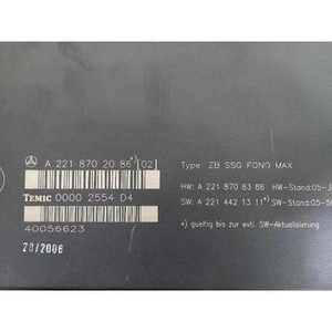 ชุดควบคุมด้านหลังรถยนต์ S-class ปี 2005-2009 มือสอง ของแท้ รหัสอะไหล่ A2218702086 - Product Image 2