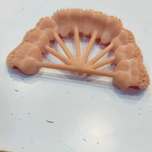 Grillz de Plata 925 Chapados en Oro con Moissanita y Diamantes, Joyería Corporal Unisex de Moda - Product Image 1