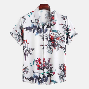 Chemise de vacances à fleurs unisexe coupe ample Tropical Aloha Summer Beach Style - Product Image 3