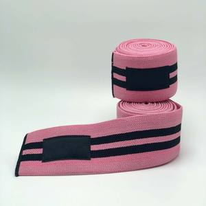 Bandes de genou personnalisées avec logo pour la sécurité en fitness, longueur 78 pouces, paire pour haltérophilie, powerlifting, soulevé de terre, squats en salle de sport - Hommes Femmes - Product Image 6