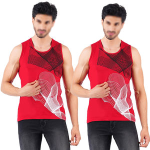 Camisetas sin Mangas para Hombre, 100% Algodón, Nuevo Diseño, Logotipo Personalizado, Corte Ajustado, Transpirable, Estilo Urbano, Lisas, para Gimnasio - Product Image 4