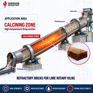 <span class=keywords><strong>Brique</strong></span> réfractaire en corindon de silicium haute résistance avec service de découpe, 66 % Al2O3, pour revêtement résistant à l'abrasion des fours à chaux rotatifs - Product Image 2