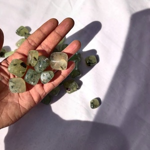 Piedras de Prehnita Pulidas de Alta Calidad de Cambay Art, Cristal Natural de Gujarat para Feng Shui, Decoración del Hogar y Sanación Energética - Product Image 3