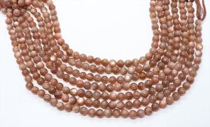 AAA Chocolate Moonstone Smooth Round <b>Ball</b> Beads 7.5-8.5 MM Natural Chocolate Moonstone Gemstone Beads 13 Inch For Jewelry Making - Product Image 4