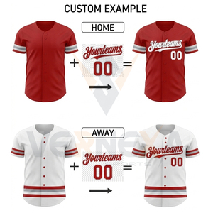 เสื้อเบสบอลสำหรับการแข่งขันระดับสูงสุด ผลิตจากโพลีเอสเตอร์ 100% แห้งเร็ว แบบซับลิเมชั่น ติดกระดุม  เสื้อกีฬา  โลโก้สั่งทำได้  เสื้อสำหรับเด็ก - Product Image 6