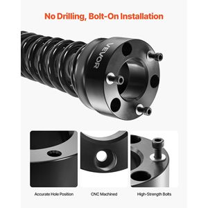 Kit di Sollevamento Anteriore da 3 Pollici per Ford F150 2WD/4WD 2004-2025, Expedition 2003-2018, Lincoln Mark LT 2005-2008, Allineamento Ruote - Product Image 4